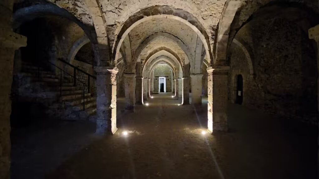 Underground tunnels of Provins